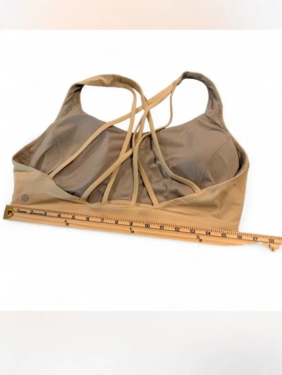 Lululemon Free To Be Serene Bra | Nude | Size 14 - Picture 6 of 7